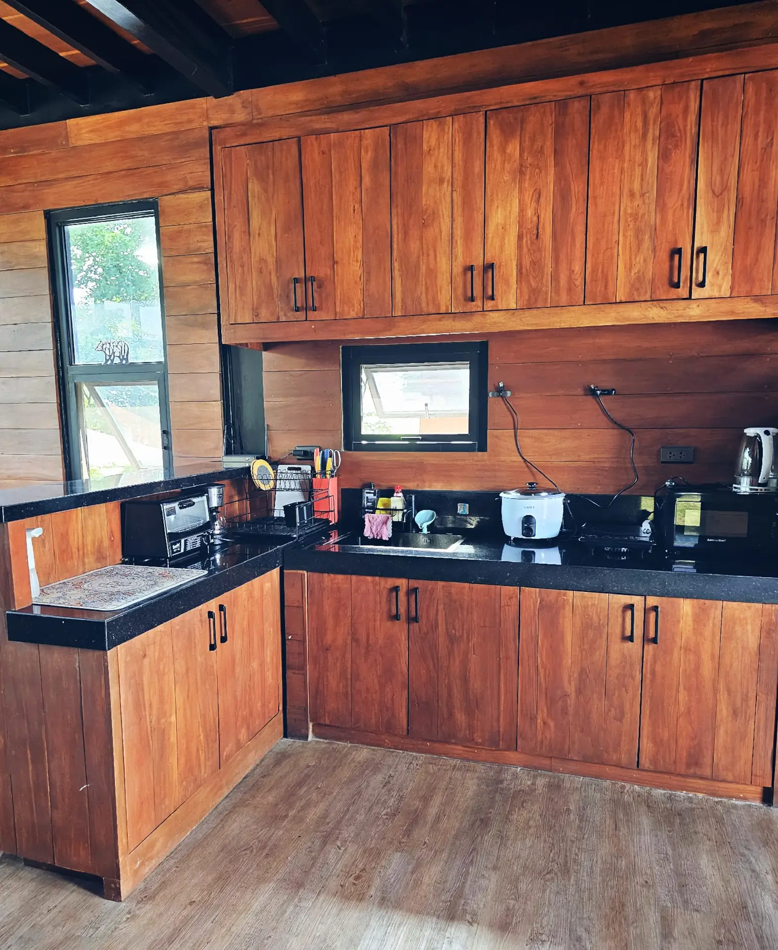cabin kitchen